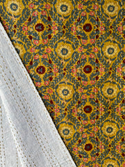 Kantha, Mustard & Maroons