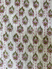 Kantha, Pink & White