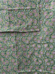 Kantha, Green & pinks