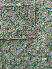 Kantha, Green & pinks