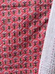 Kantha, Pink flower