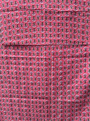 Kantha, Pink flower