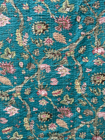 Kantha, Teal garden