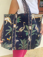 Tote Bag - Printed & quilted