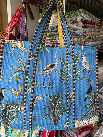 Tote Bag - Printed & quilted