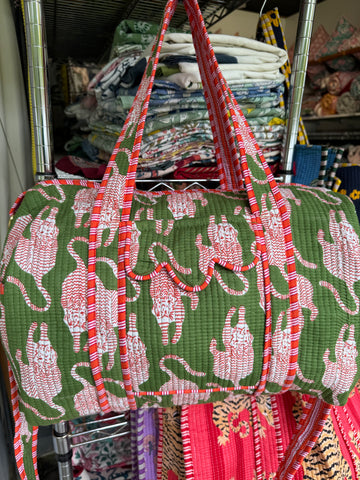 Duffle Bag - Printed & quilted