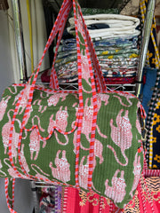 Duffle Bag - Printed & quilted