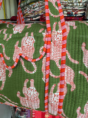 Duffle Bag - Printed & quilted