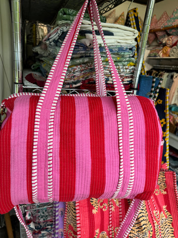 Duffle Bag - Printed & quilted
