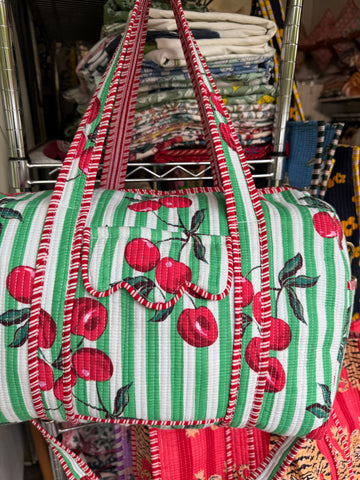 Duffle Bag - Printed & quilted