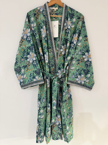 Anokhi cotton Kimono - short, free size