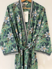 Anokhi cotton Kimono - short, free size