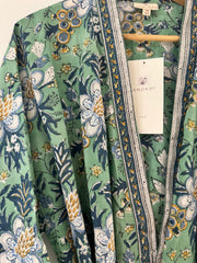 Anokhi cotton Kimono - short, free size