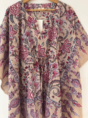Anokhi cotton Kaftan - Mid length, free size