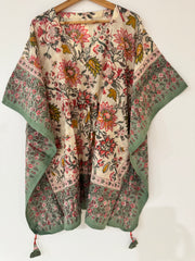 Anokhi cotton Kaftan - Mid length, free size