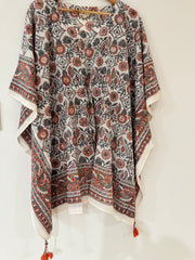 Anokhi cotton Kaftan - Mid length, free size