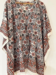 Anokhi cotton Kaftan - Mid length, free size