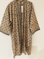 Anokhi cotton Kimono - short, free size
