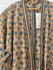 Anokhi cotton Kimono - short, free size