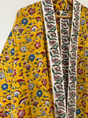Anokhi kimono robe- short, free size