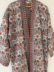 Anokhi cotton Kimono - short, free size
