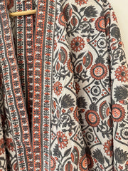 Anokhi cotton Kimono - short, free size