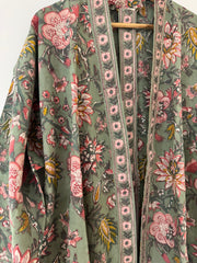 Anokhi cotton Kimono - short, free size
