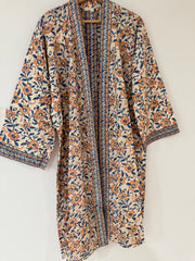 Anokhi cotton Kimono - short, free size