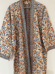 Anokhi cotton Kimono - short, free size