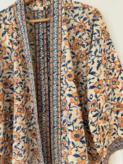 Anokhi cotton Kimono - short, free size