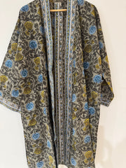Anokhi cotton Kimono - short, free size