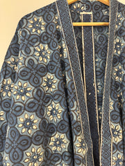 Anokhi cotton Kimono - short, free size