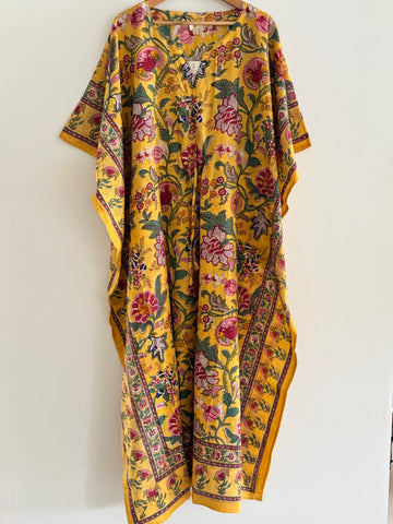 Anokhi cotton Kaftan - Long, free size