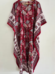 Anokhi cotton Kaftan - Long, free size