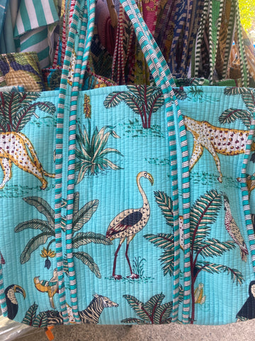 Tote Bag - Printed & quilted