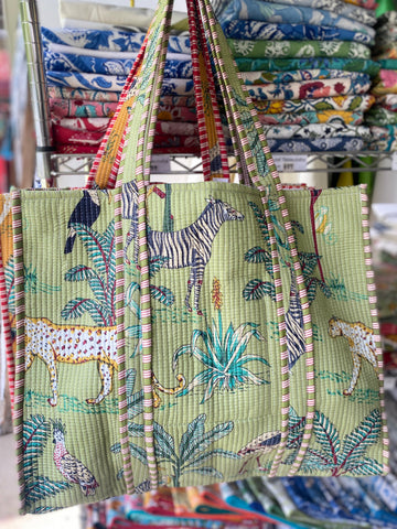 Tote Bag - Printed & quilted