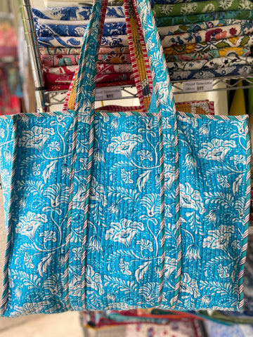 Tote Bag - Printed & quilted