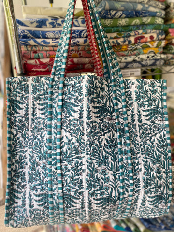 Tote Bag - Printed & quilted