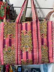 Tote Bag - Printed & quilted