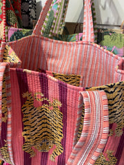 Tote Bag - Printed & quilted