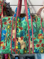 Tote Bag - Printed & quilted