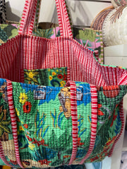 Tote Bag - Printed & quilted