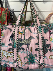 Tote Bag - Printed & quilted