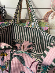 Tote Bag - Printed & quilted