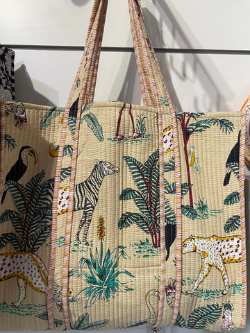 Tote Bag - Printed & quilted