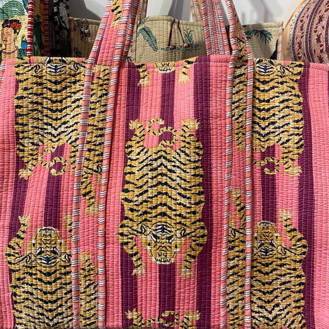 Tote Bag - Printed & quilted