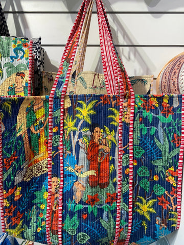 Tote Bag - Printed & quilted