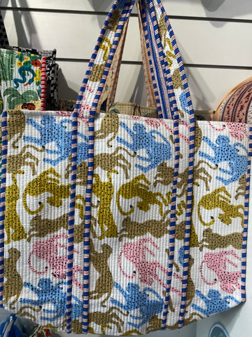 Tote Bag - Printed & quilted