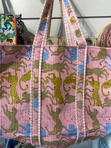 Tote Bag - Printed & quilted