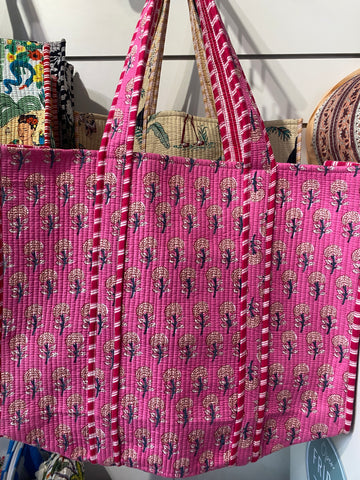 Tote Bag - Printed & quilted